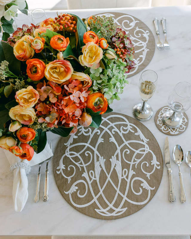 Palermo Baroque Placemats, Set of 4